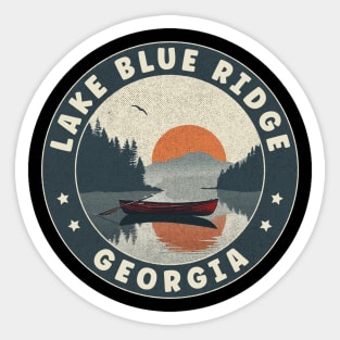 Lake Blue Ridge Georgia Sunset Sticker